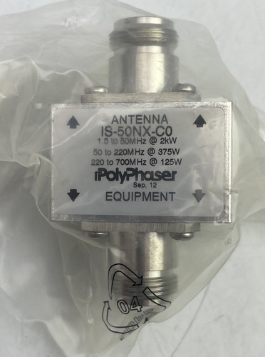 PolyPhaser IS-50NX-C0 Surge Protector Flange Lightning Arrestor Surge Suppressor - Picture 2 of 5