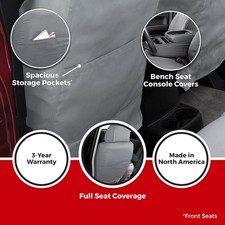 Covercraft Endura Waterproof Custom Seat Saver Cover - Black for Outdoor Trave