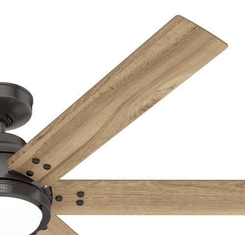 60" Hunter Gravity Noble Bronze LED Smart Ceiling Fan - Picture 3 of 7