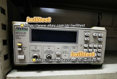 Anritsu MF2412B Microwave Frequency Counter 10 Hz to 20 GHz Tested *IW
