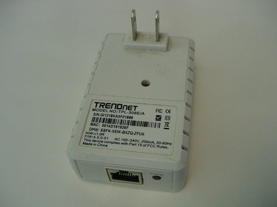 TRENDNET ETHERNET ADAPTER TPL-306E/A - Imagem 4 de 4