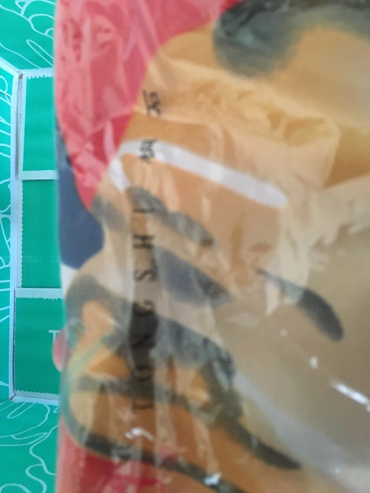 Bufanda de seda Tongshi COLORES ARCO IRIS 8 x 64 pulgadas Foto 3 de 4