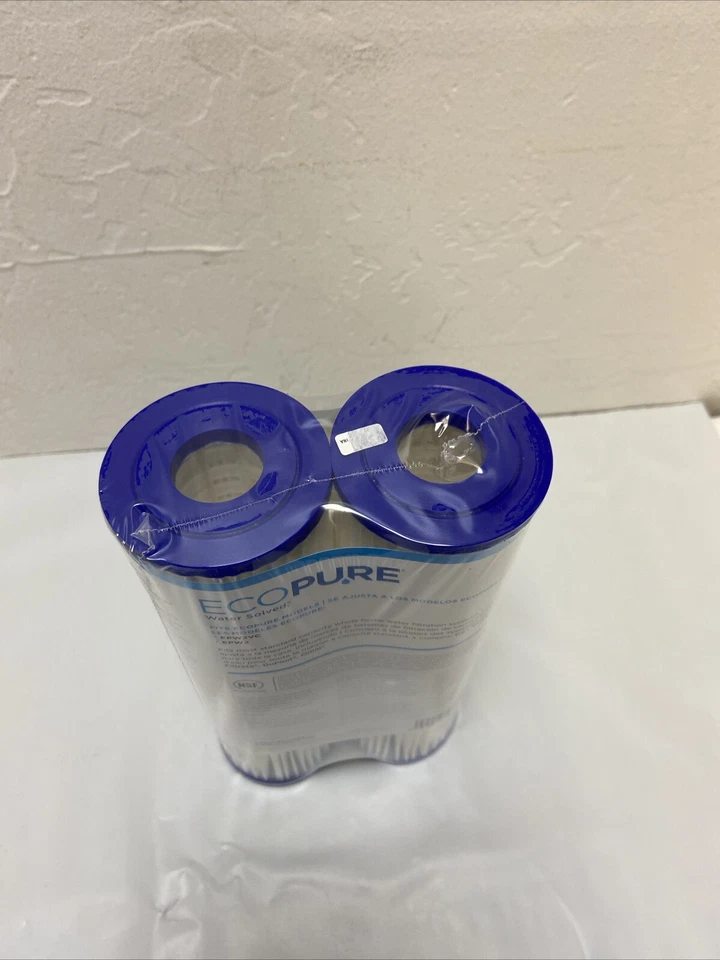2-Pack EcoPure Universal Fit Pleated Replacement Water Filter EPW2P - Image 4 of 4