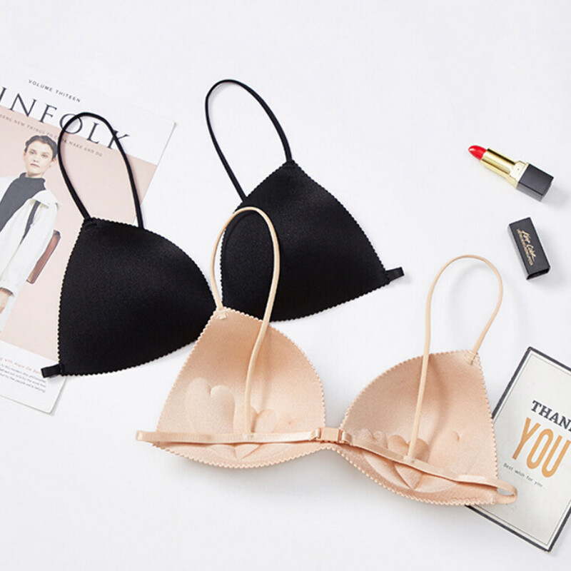 Women Sexy Silicone Bra Breathable Push up Bra Seamless Bras Lingerie BralY~a5
