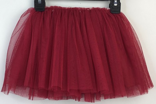 Popatu Tutu Girls Red XS (2-3) Ballerina Skirt - Picture 2 of 6
