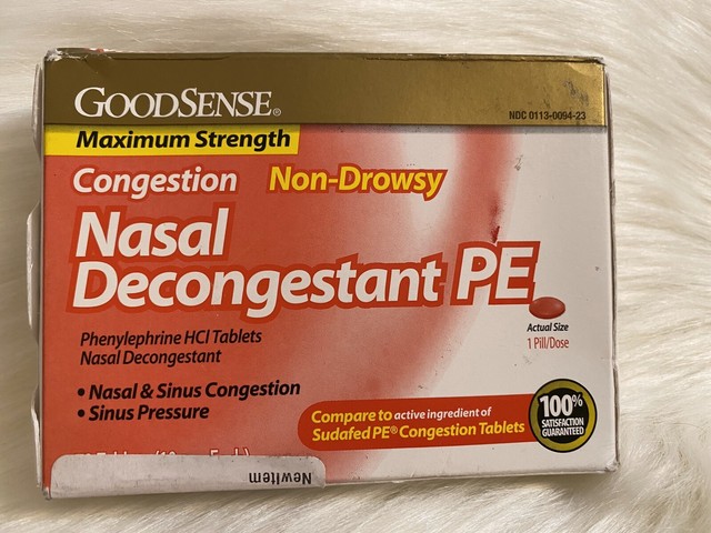 Good Sense Nasal Decongestant Phenylephrine HCl 10 mg