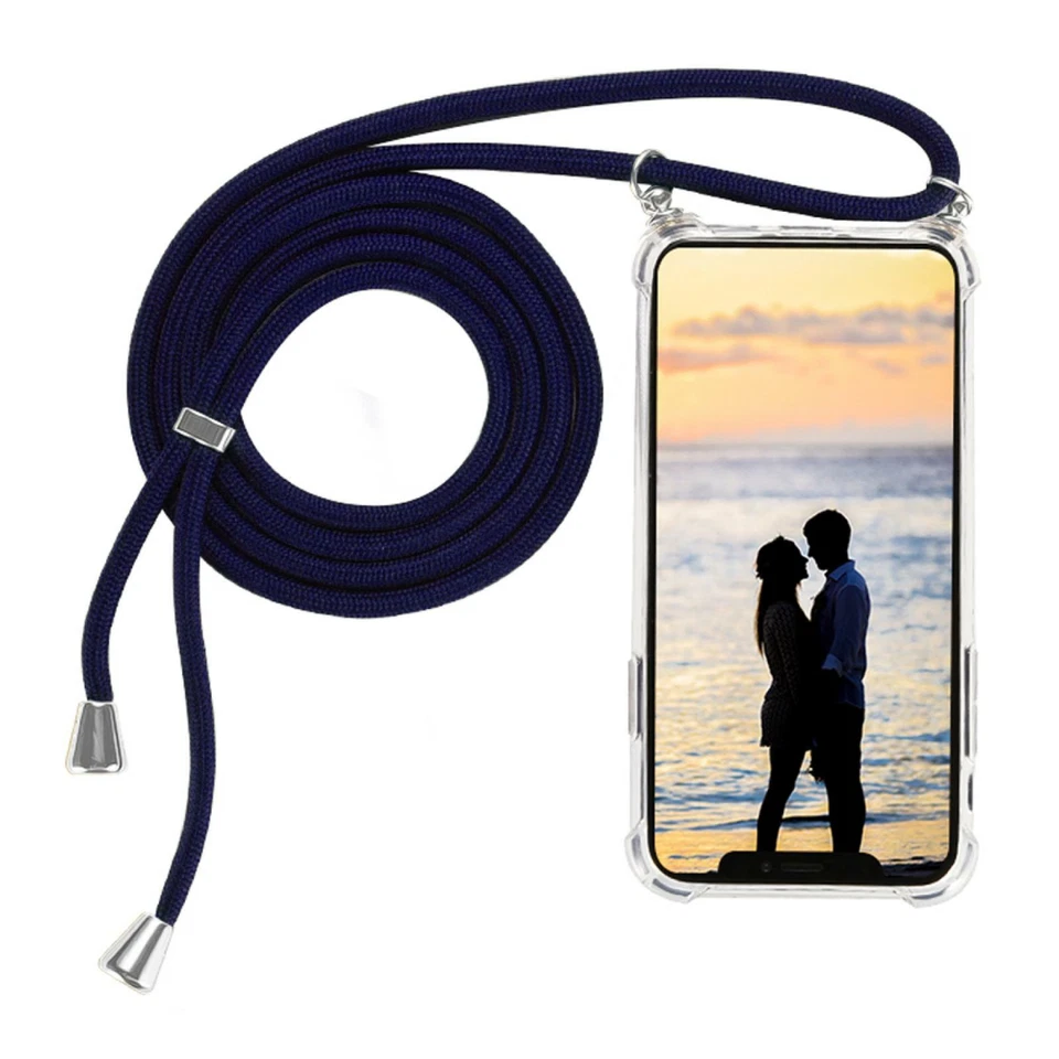 Handy Hülle Kette für Samsung Galaxy A50s/A30s Schutzhülle mit Band Kordel Case - Bild 1 von 4