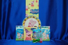 Peppa Pig Party Set  10 George Topper PLates Tablecover Invites Napkins Games