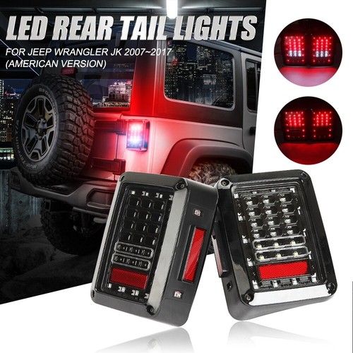 For Jeep Wrangler JK 07-18 Combo 7" Led Headlights Turn Signals Tail Lights Lamp - Bild 7 von 12