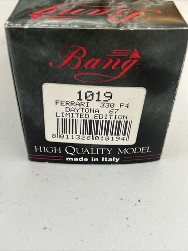 1:43 Bang #1019 Parkes / Scarfiotti Ferrari 330 P4 #24 2nd Ort Daytona 1967 - Picture 5 of 5