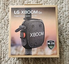 LG XBOOM XG2TBK Portable Bluetooth Speaker Military Grade  10-Hour Battery NEW 