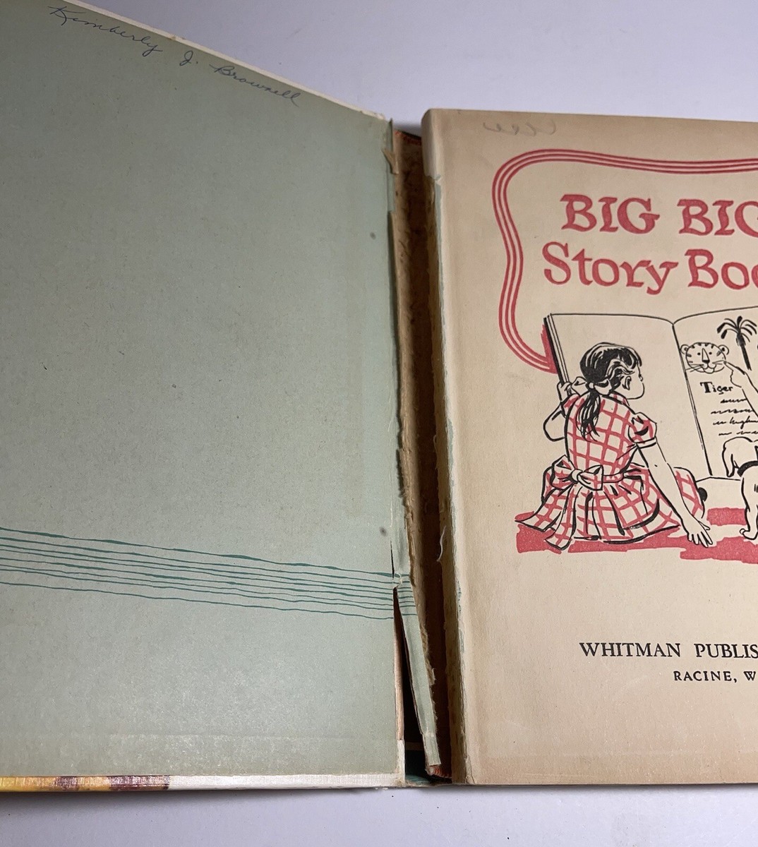 Big Big Story Book Whitman Publishing Children's Stories Hardcover