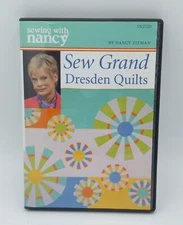 Sewing with Nancy 2013 Sew Grand Dresden Quilts by Nancy Zieman DVD SN2720 Used
