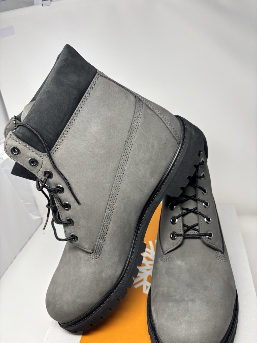 Timberland ティンバーランド Gray 0A62BH Timberland 6 Inch Premium Boot Medium Grey Nubuck