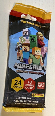 PANINI Images - Minecraft - NEW - Premium Pack - 24 Cards + 2 Bonuses