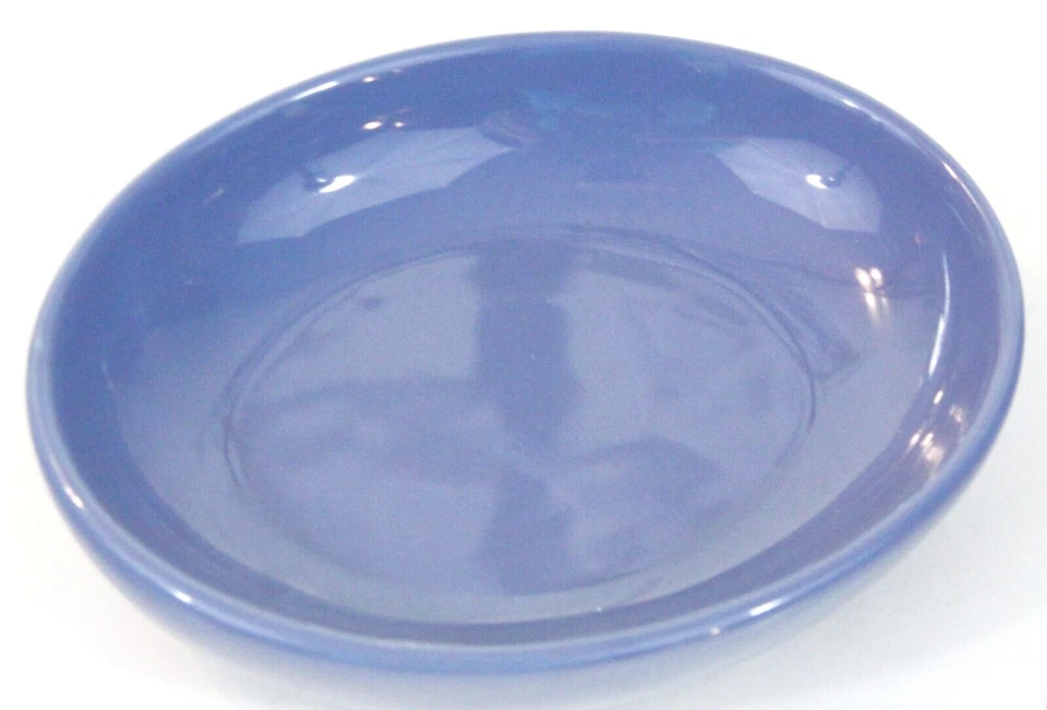 Jabonera de cerámica azul plato de baratija Allure 5,25" ovalado 2005 Foto 2 de 4