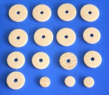 Prestini  Hermes ALTO FLUTE PADS  Complete Set of 16 pads