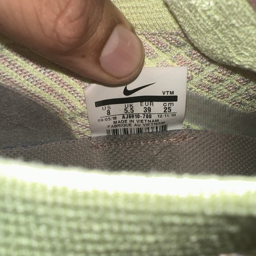 Scarpe da corsa Nike Air Vapormax Flyknit 3 "Barely Volt Pink" AJ6910-700 donna 8 - Foto 8 di 8