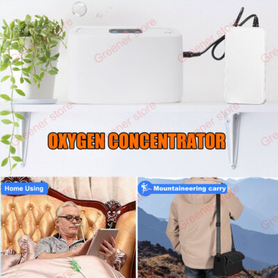 Mini Tragbarer 3L Oxygen Sauerst0ffkonzentrate-Generator + Batterie-Hauptreise