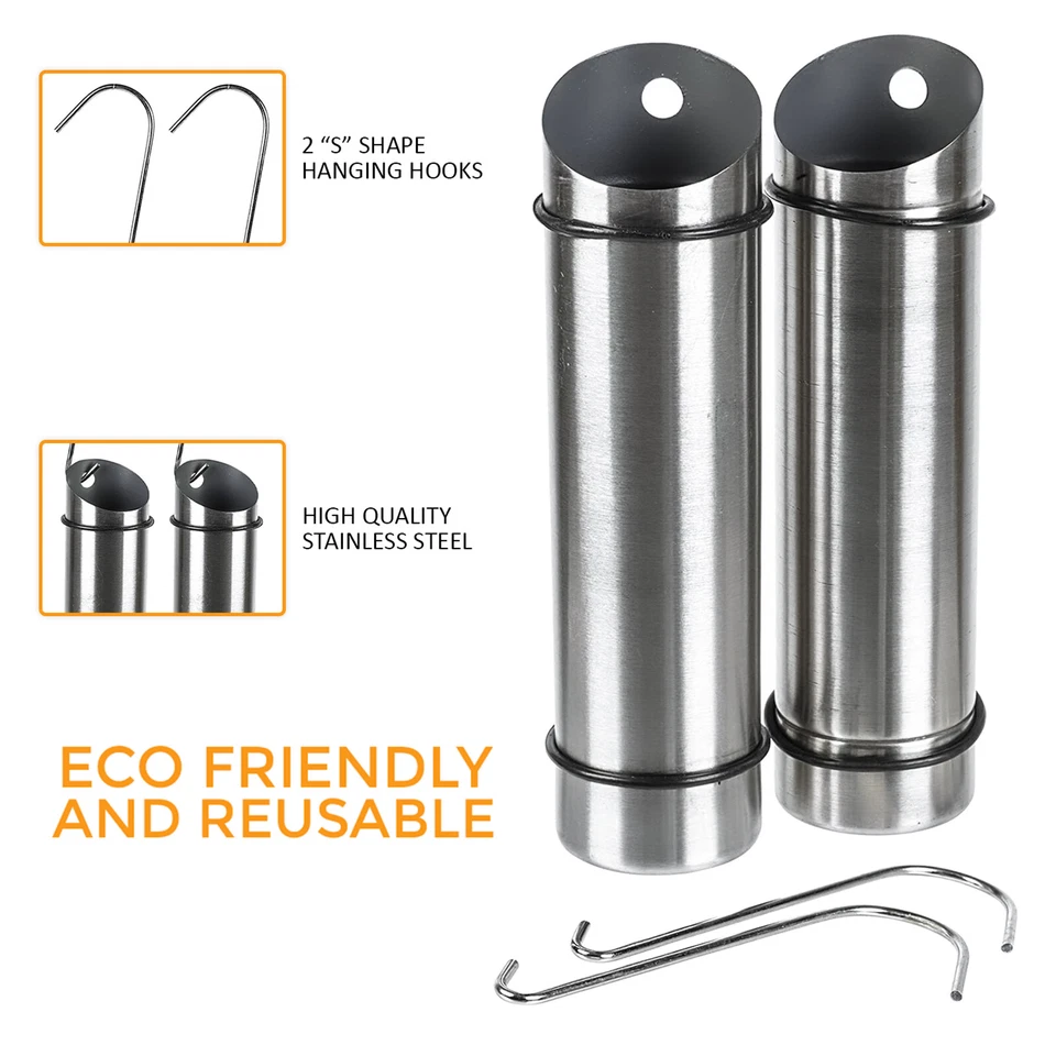 4Pc Reusable Humidifiers Set Stainless Steel Radiator Air Water Humidity Control - Image 4 of 4