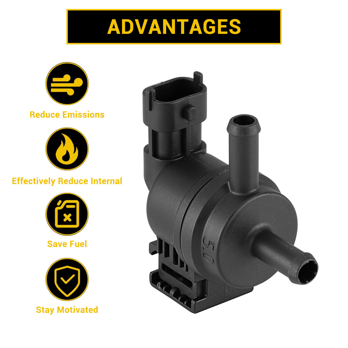 Hyundai Kia Vapor Canister Purge Solenoid Valve TRQ EVA47782