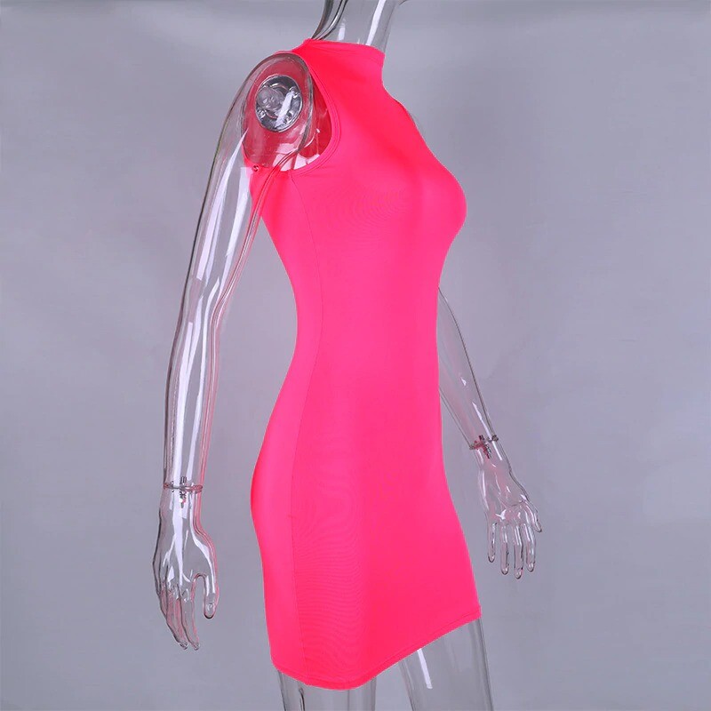 hot pink athletic dress Bright Pink Athletic Women's Tennis Dress with Pockets, Pink/Size XS