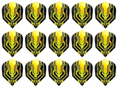 5 New Sets Harrows Plexus Standard Dart Flights - Ships w/ Tracking - Yellow