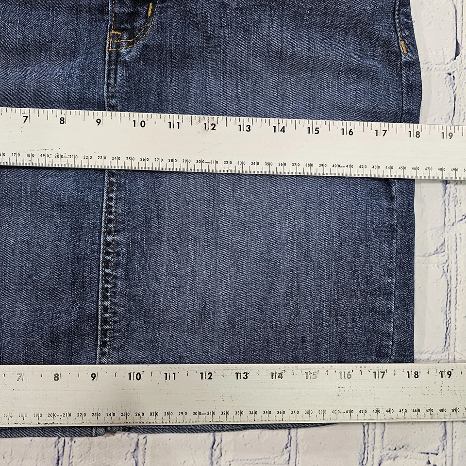 Falda vaquera Dickies azul denim recta elástica MUJER TALLA 6 Foto 3 de 4