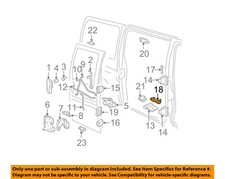 GM OEM Side Sliding Door-Check Strap 15750877
