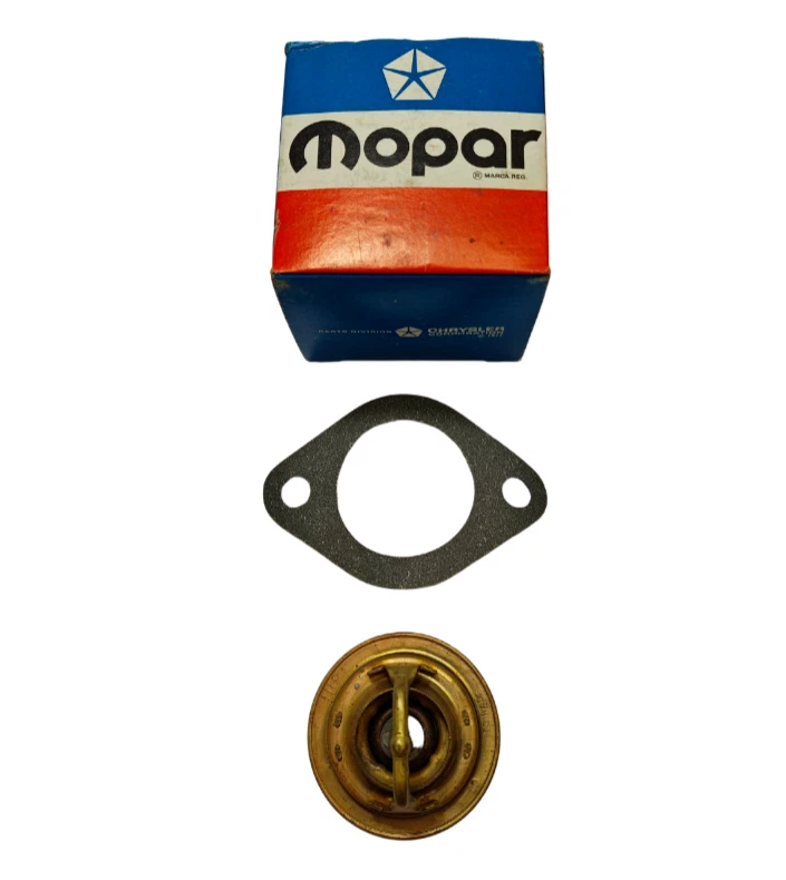 Chrysler Dodge 1960-1967 160 grados termostato con junta 6 cilindros 3514174 nuevo en stock Foto 2 de 4