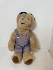 Vintage 12” Eden Toys Inc Teddy Bear Brown  Plush Stuffed Animal
