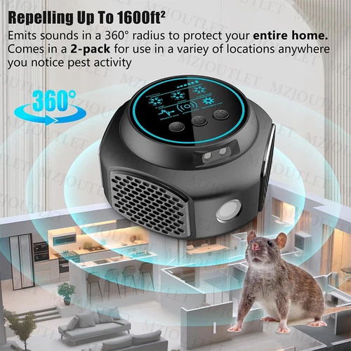 Pest Repeller Ultrasonic Electronic Mouse Rat Mosquito Insect Rodent Control New - Picture 21 of 21