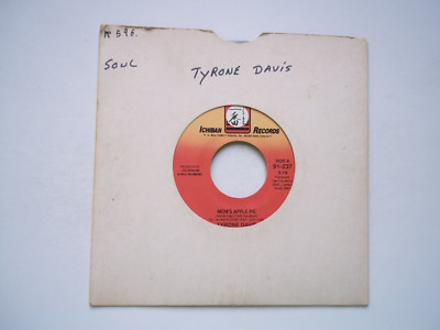 TYRONE DAVIS - Mom's Apple Pie / Do U Still Love Me - 45 RPM Record 7'' Single