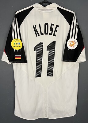MEN KLOSE GERMANY 2003/2004 DEUTSCHLAND HOME SOCCER FOOTBALL SHIRT