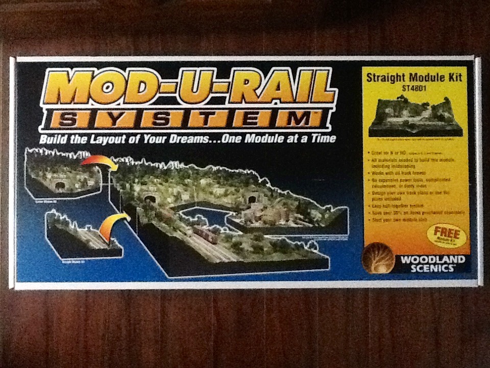WOODLAND SCENICS HO or N SCALE MODURAIL SYSTEM STRAIGHT MODULE KIT ST4801 F/S eBay