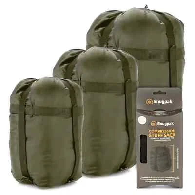 Snugpak Kompressionssack Schlafsack Packsack mit Riemen Militär Camping