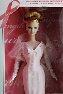 pink ribbon barbie