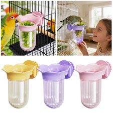 Millet Holder for Bird Cage Feeder Parrot Vegetable Veggies Holder No Mess Bird