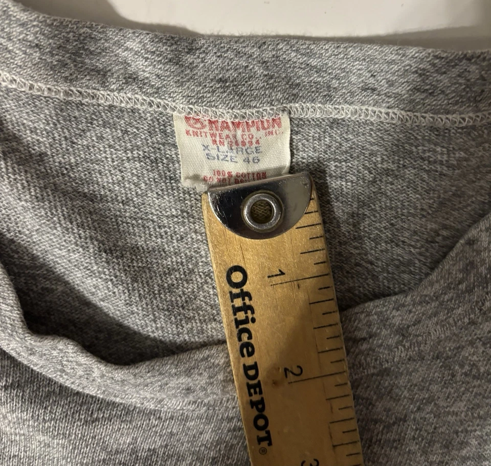 Винтажная футболка 50-х 60-х Champion Running Man Georgetown University Rec Gym размер XL - Изображение 3 из 4