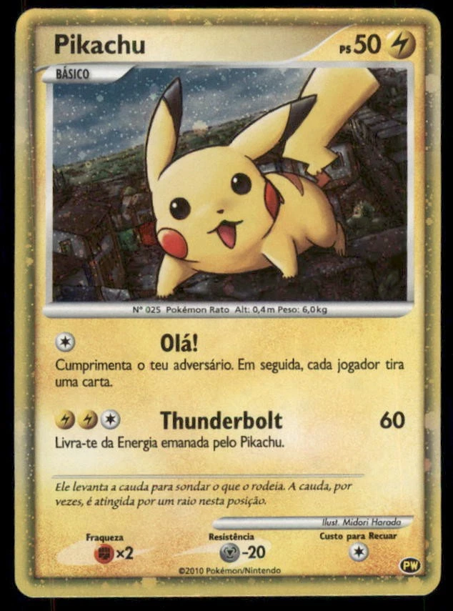 Pikachu Pokémon TCG Individual Collectible Card Game Cards in
