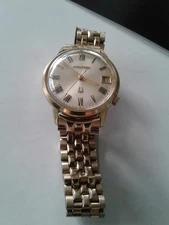 Vintage Accutron 10k Filled cal.218D Tuning Fork Men's Quartz RUNS KEEP. TIME