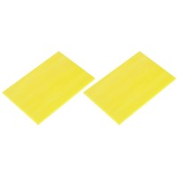 2 StüCk Buntglas-Mosaikfliese 19X15 Cm Gelb FüR Diy