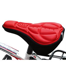 3D Gel Bike Seat Cover Soft Cushion Saddle Pad for Mountain Road Bicycle Cycling