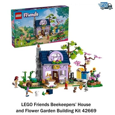 LEGO Friends Beekeepers  House and Flower Garden Building Kit 42669