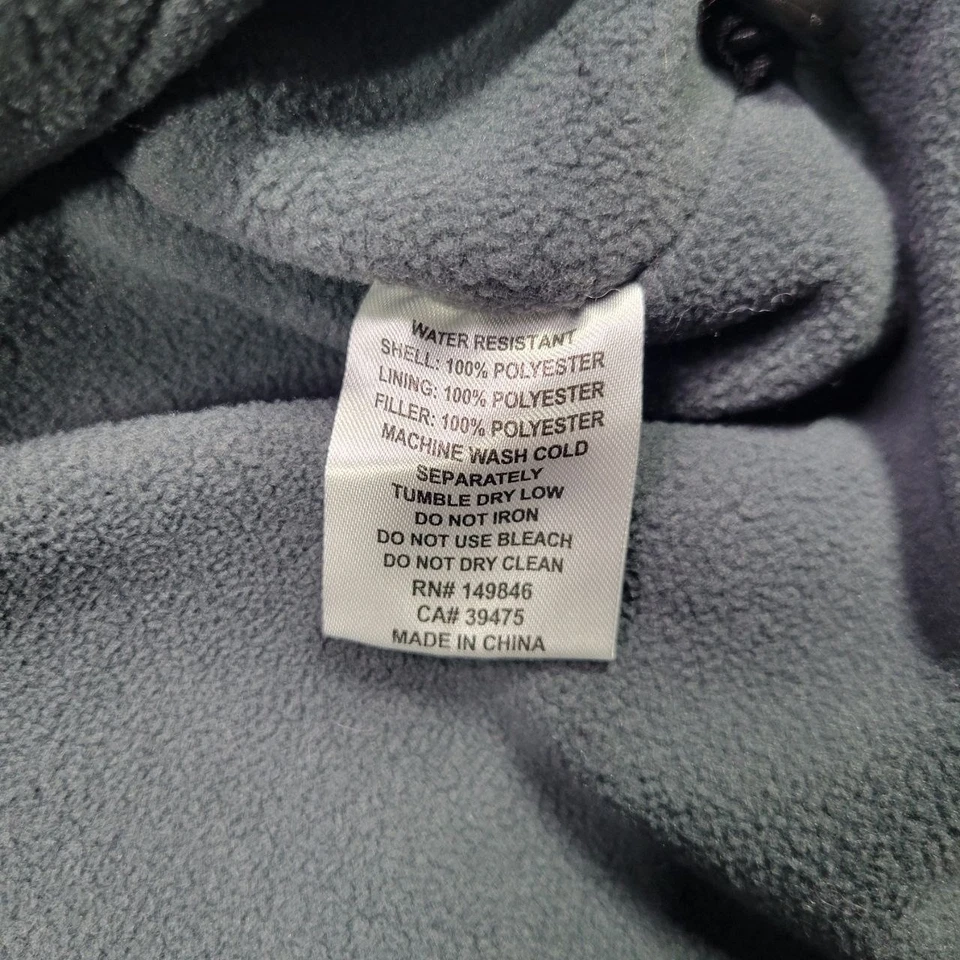 Chaqueta Partners Healthcare Para Hombre L Azul Marino Resistente al Agua Cremallera Completa Prendas Exteriores Foto 3 de 4