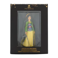 Disney Princess Mulan Porcelain Christmas Ornament NIB