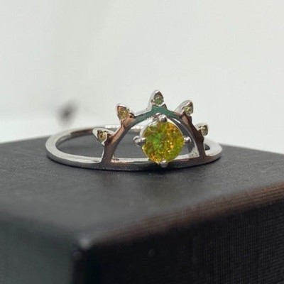 EGYPTIAN Sun God EYE OF RA Inspired Citrine Ring 9