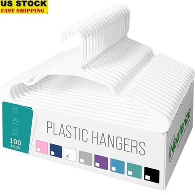 Heavy Duty Non Slip Suit Hangers Unique Design 16 Pack Storage Solution New