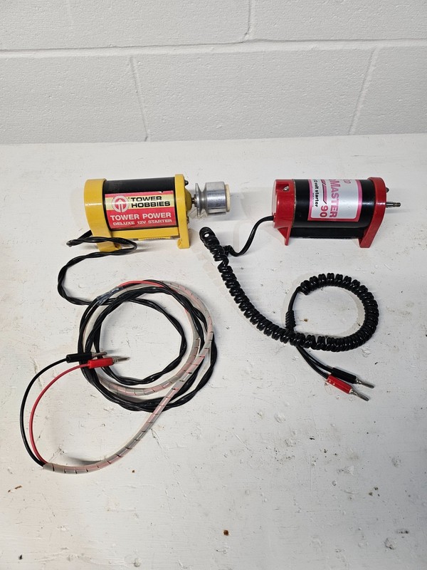hobbico torquemaster 90 and tower hobbies 12v starters