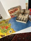 LOUIS MARX AIR-SEA POWER SET.  PLANE, 4 BOMBS 4 SHIPS, MAP,  CLEAN ORIGINAL BOX